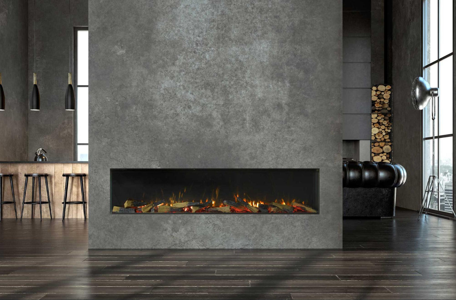 How do I choose the right wall-mounted electric fire for my home?