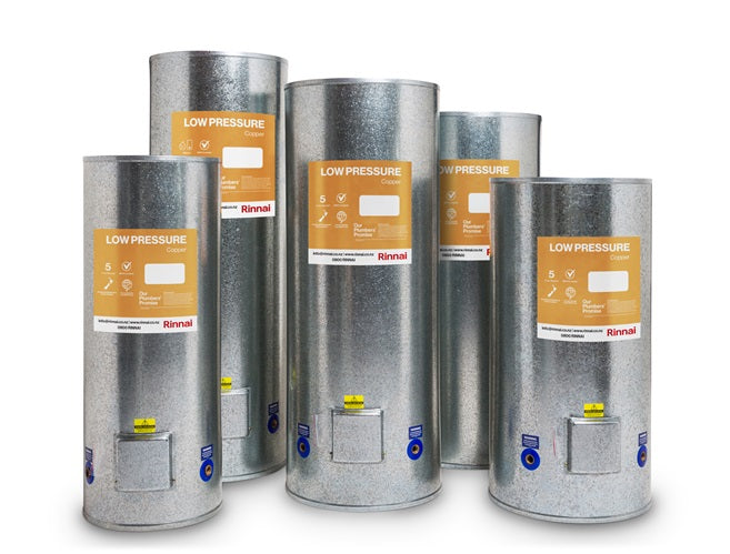 Rinnai Low Pressure Copper Hot Water Cylinder