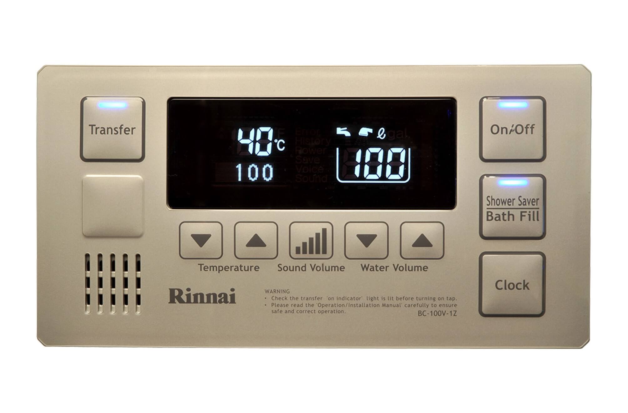 Rinnai Bathroom Controller