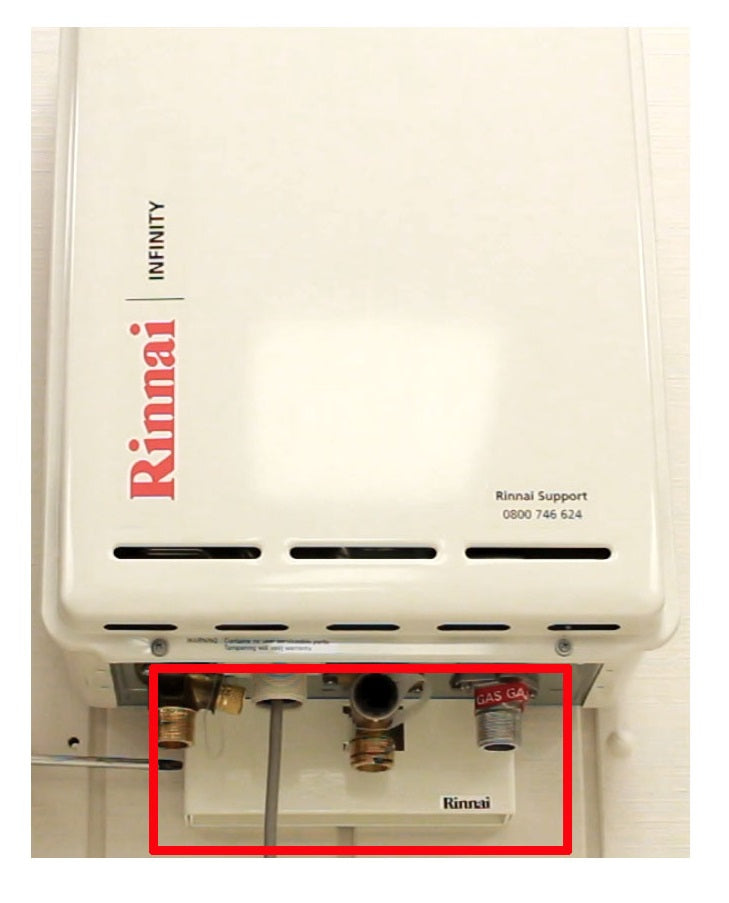 Rinnai Infinity security bracket