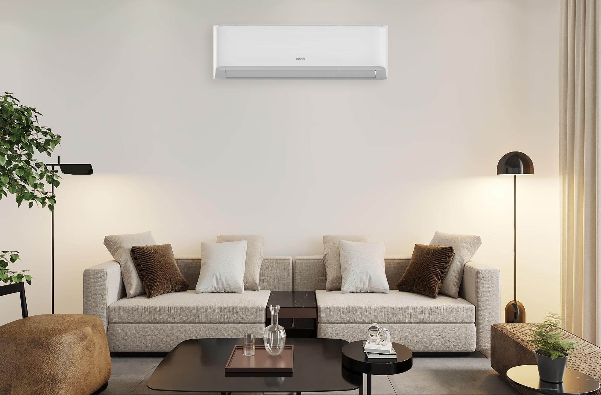 High wall unit - the in-home heating / cooling unit.